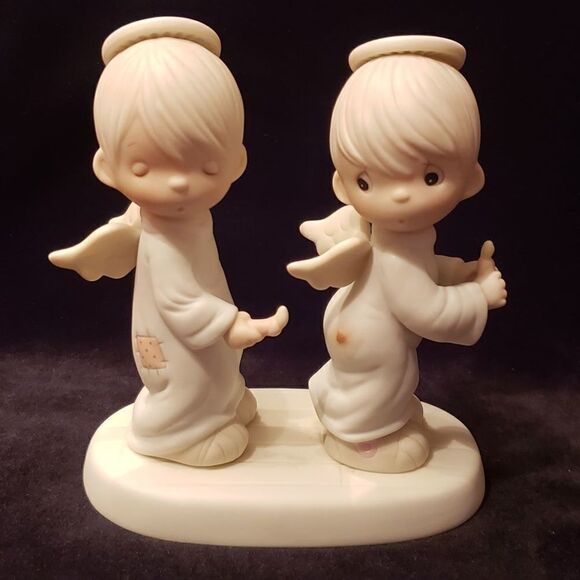 Vintage Precious Moments "Holy Smokes" Figurine - Picture 1 of 6